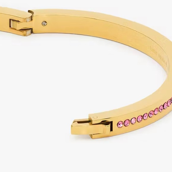 NWT Kate Spade Ring It Up Pave Bangle in Rose - Picture 8 of 9